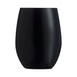 Verres à Eau 6 Gobelets Forme Haute Noir Mat 36 Cl Primary Color - Chef&Sommelier