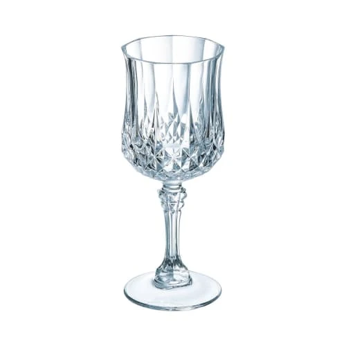 Cristal D’Arques Verres à Vin 6 Verres à Pied De Table 25cl 4 Cristal D’Arques Verres à Vin 6 Verres à Pied De Table 25cl – Image 4