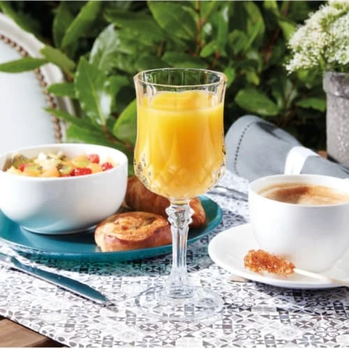 Cristal D’Arques Verres à Vin 6 Verres à Pied De Table 25cl 5 Cristal D’Arques Verres à Vin 6 Verres à Pied De Table 25cl – Image 5