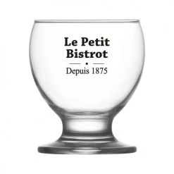 Trend'up Verres à Eau Boîte De 6 Gobelets Bistrot 21 Cl En Verre Transparent