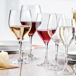 Vicrila Verres à Vin Boîte De 6 Verres à Pied Trempés 28 Cl Transparent -Verres Soldes Boutique boite de 6 verres a pied trempes 28 cl transparent 2