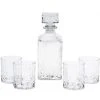 Wadiga Verres De Bar Carafe à Whisky 900ml Et 4 Verres
