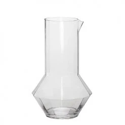 Hubsch Verres à Eau Carafe En Verre Transparent