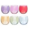 Maisons Du Monde Verres à Eau Coffret 6 Gobelets En Verre Multicolore