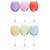 Maisons Du Monde Verres à Vin Coffret 6 Verres à Pied En Verre Multicolore