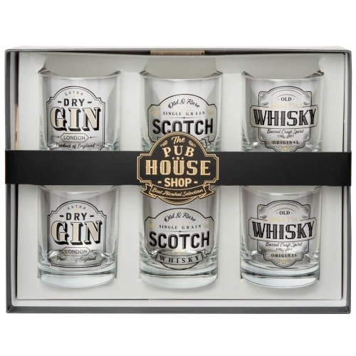 Maisons Du Monde Verres De Bar Composition Verres (x6) Et Boîte En Carton Noir Et Doré 1 Maisons Du Monde Verres De Bar Composition Verres (x6) Et Boîte En Carton Noir Et Doré