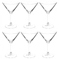 Maisons Du Monde Verres De Bar Coupe à Cocktail En Verre - Lot De 6