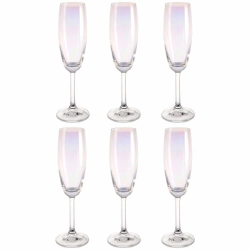Maisons Du Monde Flutes Et Coupes De Champagne Flûte à Champagne En Verre - Lot De 6 1 Maisons Du Monde Flutes Et Coupes De Champagne Flûte à Champagne En Verre - Lot De 6