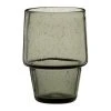 Maisons Du Monde Verres à Eau Gobelet En Verre Bullé Teinté Gris - Lot De 4