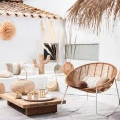 Maisons Du Monde Verres Gobelet En Verre Et Rotin - Lot De 6 -Verres Soldes Boutique gobelet en verre et rotin 1000 3 11 203289 2