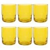Maisons Du Monde Verres à Eau Gobelet En Verre Jaune - Lot De 6