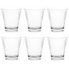 Maisons Du Monde Verres à Eau Gobelet En Verre Pressé - Lot De 6