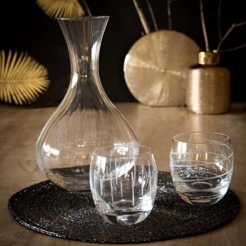 Maisons Du Monde Vaisselle De Noël Gobelet Taillé En Verre - Lot De 6 2 Maisons Du Monde Vaisselle De Noël Gobelet Taillé En Verre - Lot De 6 – Image 2