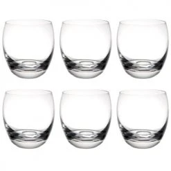 Maisons Du Monde Verres à Eau Gobelet Tonneau En Verre - Lot De 6