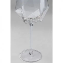 Kare Design Verres à Vin Lot De 4 - Verre à Vin En Verre Bord Doré -Verres Soldes Boutique lot de 4 verre a vin en verre bord dore 4