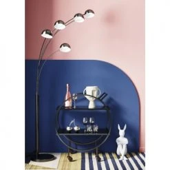 Kare Design Verres à Vin Lot De 4 - Verre à Vin Rouge En Verre Argenté -Verres Soldes Boutique lot de 4 verre a vin rouge en verre argente 3