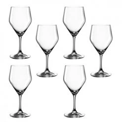 Leonardo Verres à Vin Lot De 6 Verres à Eau Sur Pied 330ml Verre Transparent