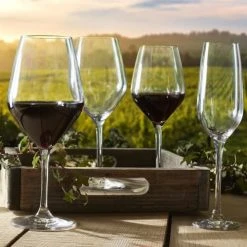 OGO Living Verres à Vin Lot De 6 Verres à Pieds 35cl -Verres Soldes Boutique lot de 6 verres a pieds 35cl 2