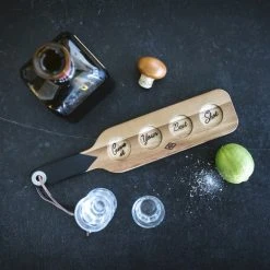 Gentlemen's Hardware Verres De Bar Service à 4 Shots En Bois D'acacia -Verres Soldes Boutique service a 4 shots en bois d acacia 4