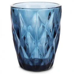 Salt&Pepper Verres à Eau Set De Verre 6 Pièces Bleu Ø 8cm