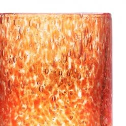 Verres Soldes Boutique -Verres Soldes Boutique verre a eau en verre orange lot de 6 1