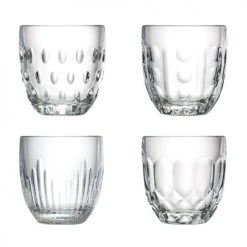 La Rochère Verres à Eau Verre à Eau En Verre Transparent- Set De 4