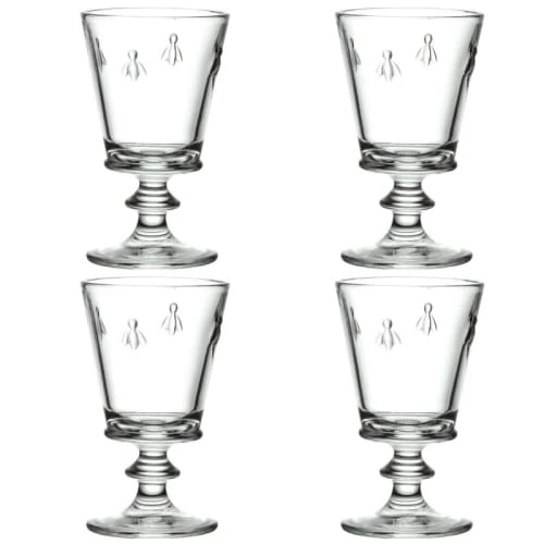 La Rochère Verres à Vin Verre à Pied Mécanique En Verre Transparent- Set De 4 1 La Rochère Verres à Vin Verre à Pied Mécanique En Verre Transparent- Set De 4