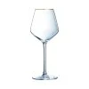 Cristal D’Arques Verres à Vin Verre à Pied Universal Bord Or 38cl - Lot De 4