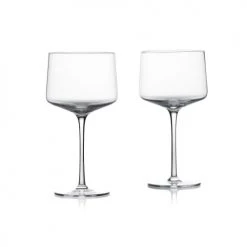 Zone Denmark Verres De Bar Verre à Pieds En Verre Transparent - Lot De 2