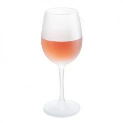 Verres Soldes Boutique -Verres Soldes Boutique verre a vin effet givre 36cl lot de 4 1
