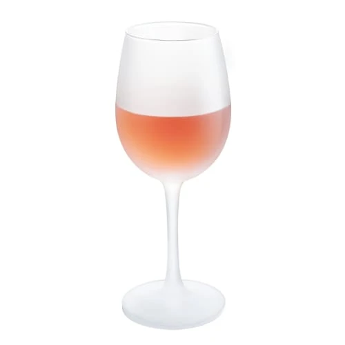Luminarc Verres à Vin Verre à Vin Effet Givré 36cl - Lot De 4 2 Luminarc Verres à Vin Verre à Vin Effet Givré 36cl - Lot De 4 – Image 2