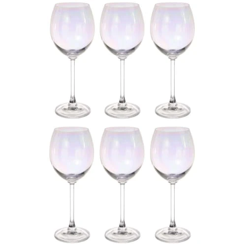 Maisons Du Monde Verres à Vin Verre à Vin En Verre - Lot De 6 1 Maisons Du Monde Verres à Vin Verre à Vin En Verre - Lot De 6