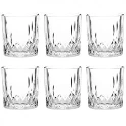 Maisons Du Monde Verres De Bar Verre à Whisky En Verre Taillé - Lot De 6