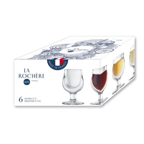La Rochère Verres De Bar Verre Dégustation En Verre - Lot De 6 3 La Rochère Verres De Bar Verre Dégustation En Verre - Lot De 6 – Image 3