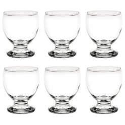 Maisons Du Monde Verres à Eau Verre Empilable En Verre - Lot De 6
