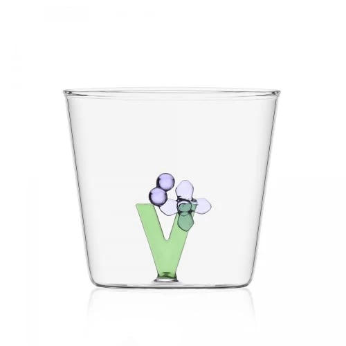 Ichendorf Verres à Eau Verre Tumbler Alfabeto 1 Ichendorf Verres à Eau Verre Tumbler Alfabeto