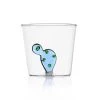 Ichendorf Verres à Eau Verre Tumbler Cactus Bleu