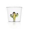 Ichendorf Verres à Eau Verre Tumbler Cactus Vert Ambré
