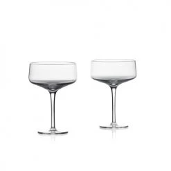 Zone Denmark Flutes Et Coupes De Champagne Verres à Champagne En Verre Transparent - Lot De 2