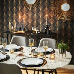 Verres Soldes Boutique -Verres Soldes Boutique verres a pied dores et festifs 35cl lot de 4 1