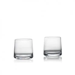 Zone Denmark Verres à Eau Verres élégants Cristal En Verre Transparent - Lot De 2