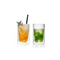 GEFU Verres à Eau Verres Isolants En Verre Transparent